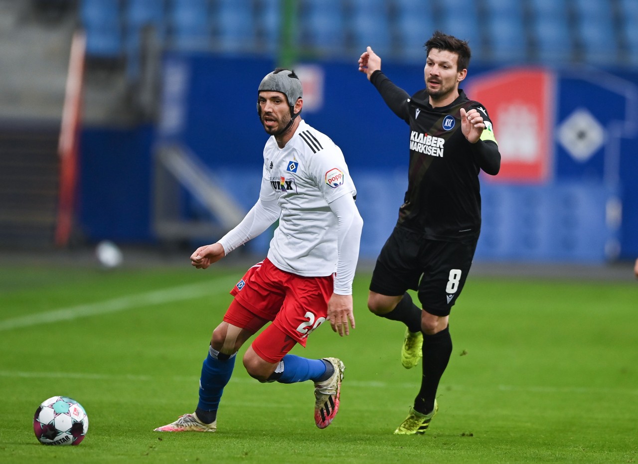 Zuletzt war Gjasula im April für den HSV im Einsatz.