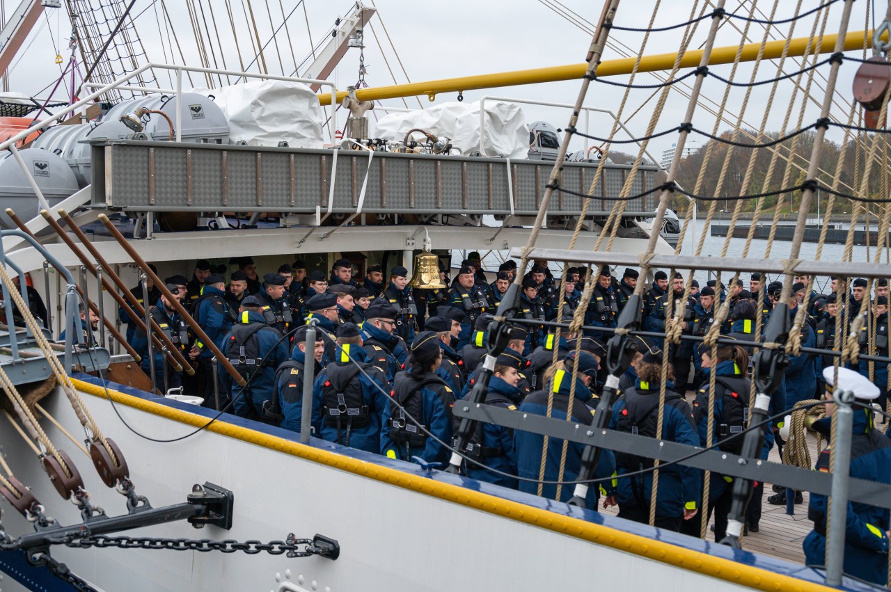 Kiel: Im November begann die Besatzung der „Gorch Fock“ ihre Reise. 