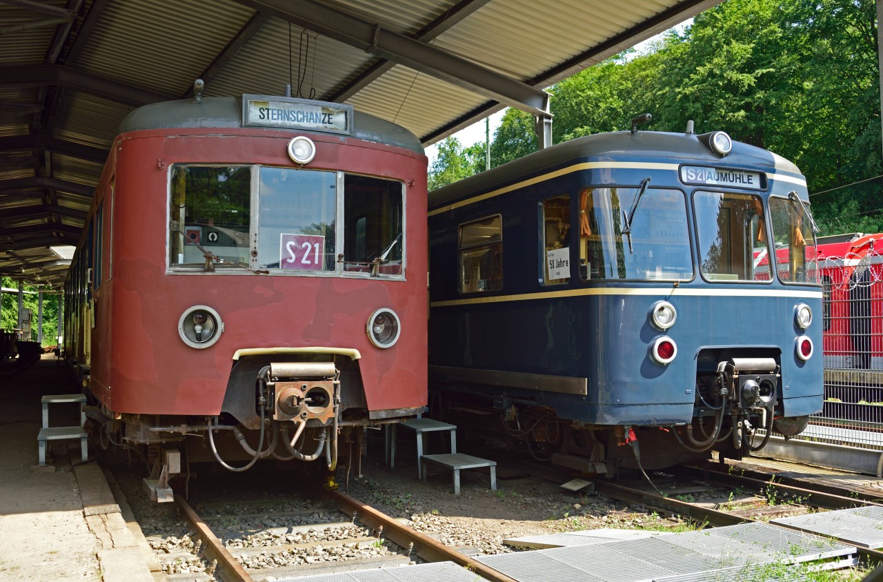 Historische Bahnen gibt es auch im Eisenbahnmuseum Aumühle zu bestaunen.