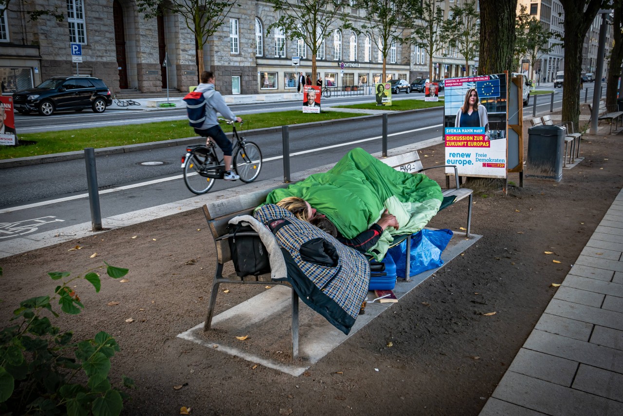 Obdachlose leben vor allem im Winter in großer Gefahr.