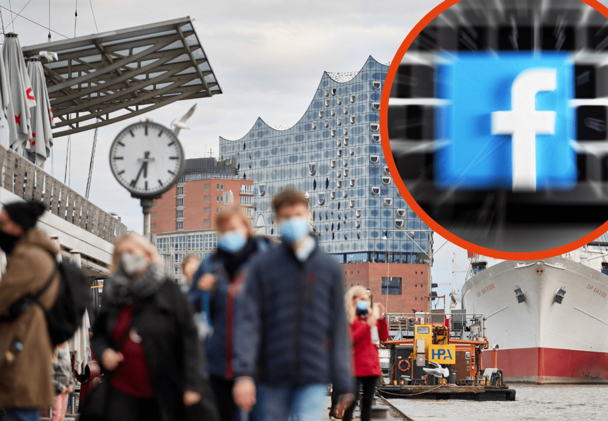 Hamburg Corona Leugner Maskenpflicht Impfen Testen Facebook