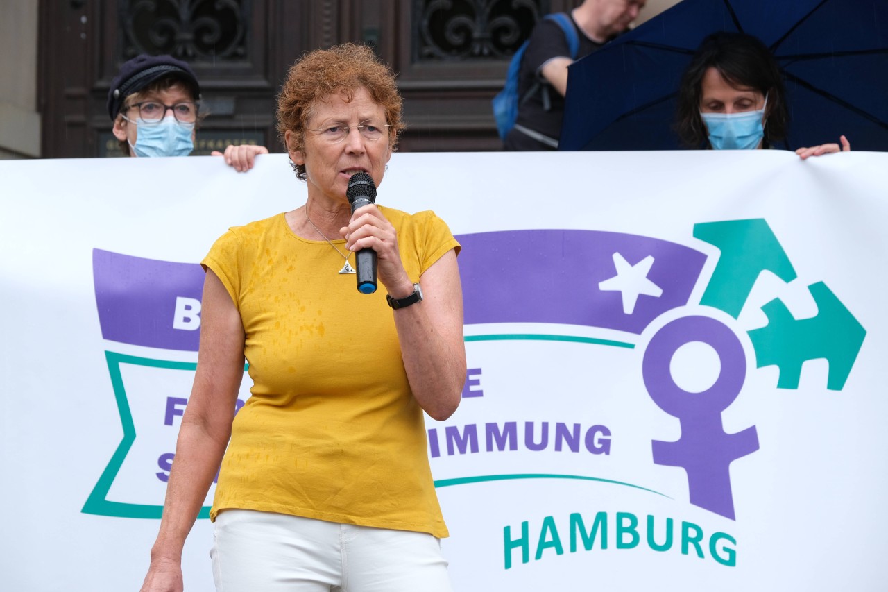 Die Gießener Frauenärztin Kristina Hänel im Sommer 2020 in Hamburg.