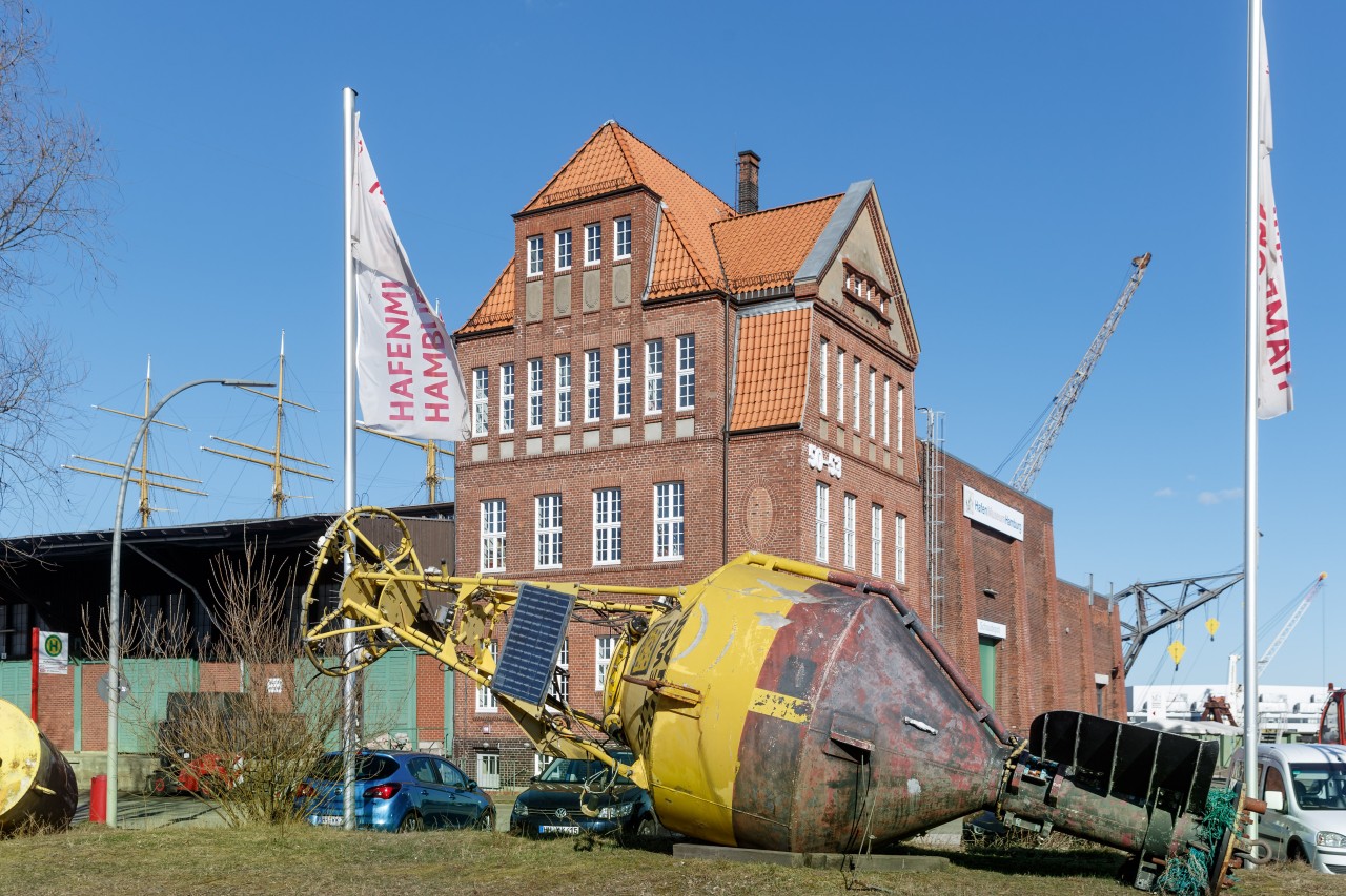 Das Hafenmuseum in Hamburg.