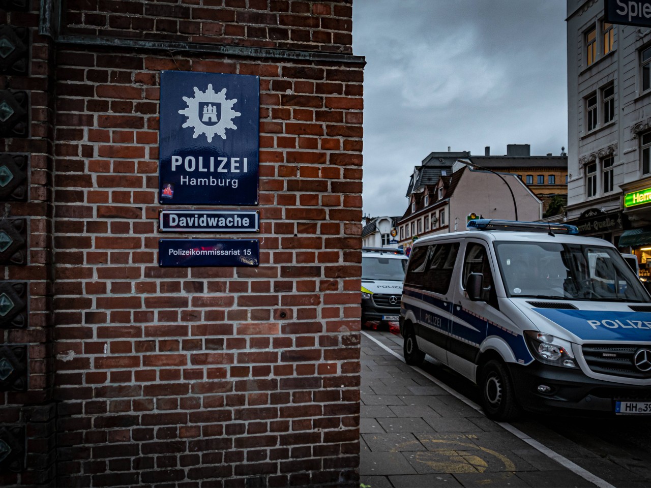 Die Davidwache der Polizei Hamburg.