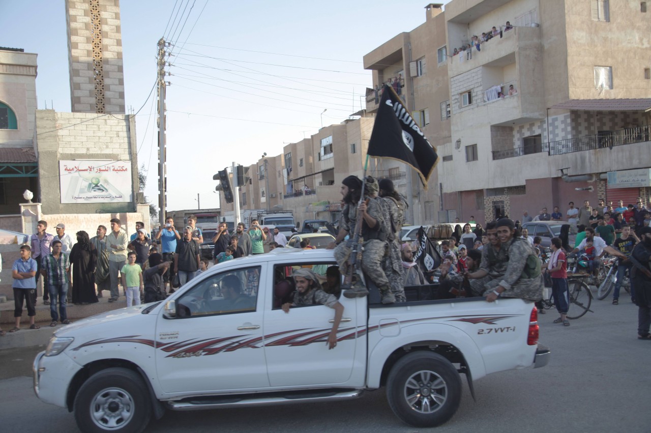 IS-Kämpfer in Raqqa 2014.