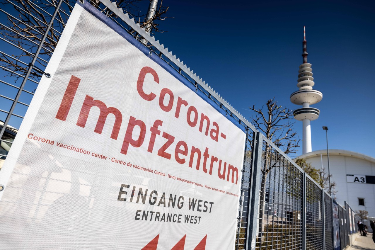 Das Corona-Impfzentrum in Hamburg