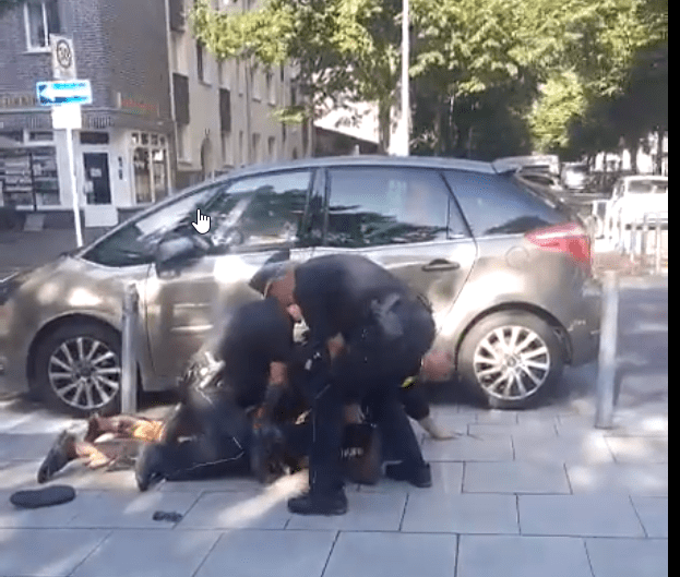 Hamburg Polizei-Video Polizeigewalt George Floyd Demonstrationen Rassismus Black lives matter
