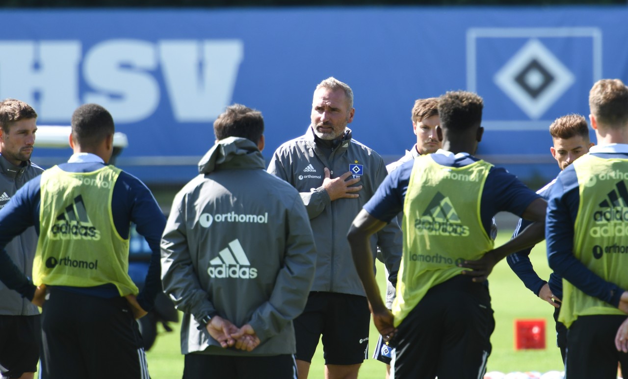 Der Hamburger SV beim Training.