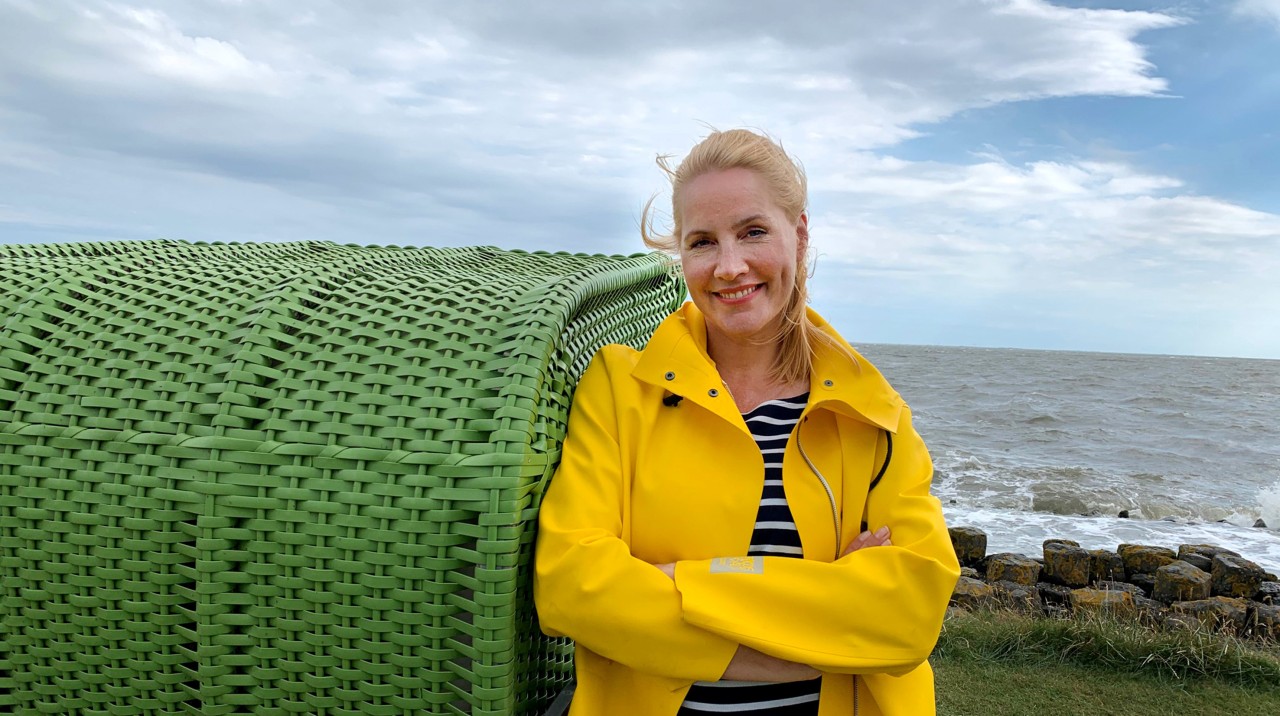 Judith Rakers: In der Inselreportage in der NDR erkundet die Moderatorin die Insel Pellworm 