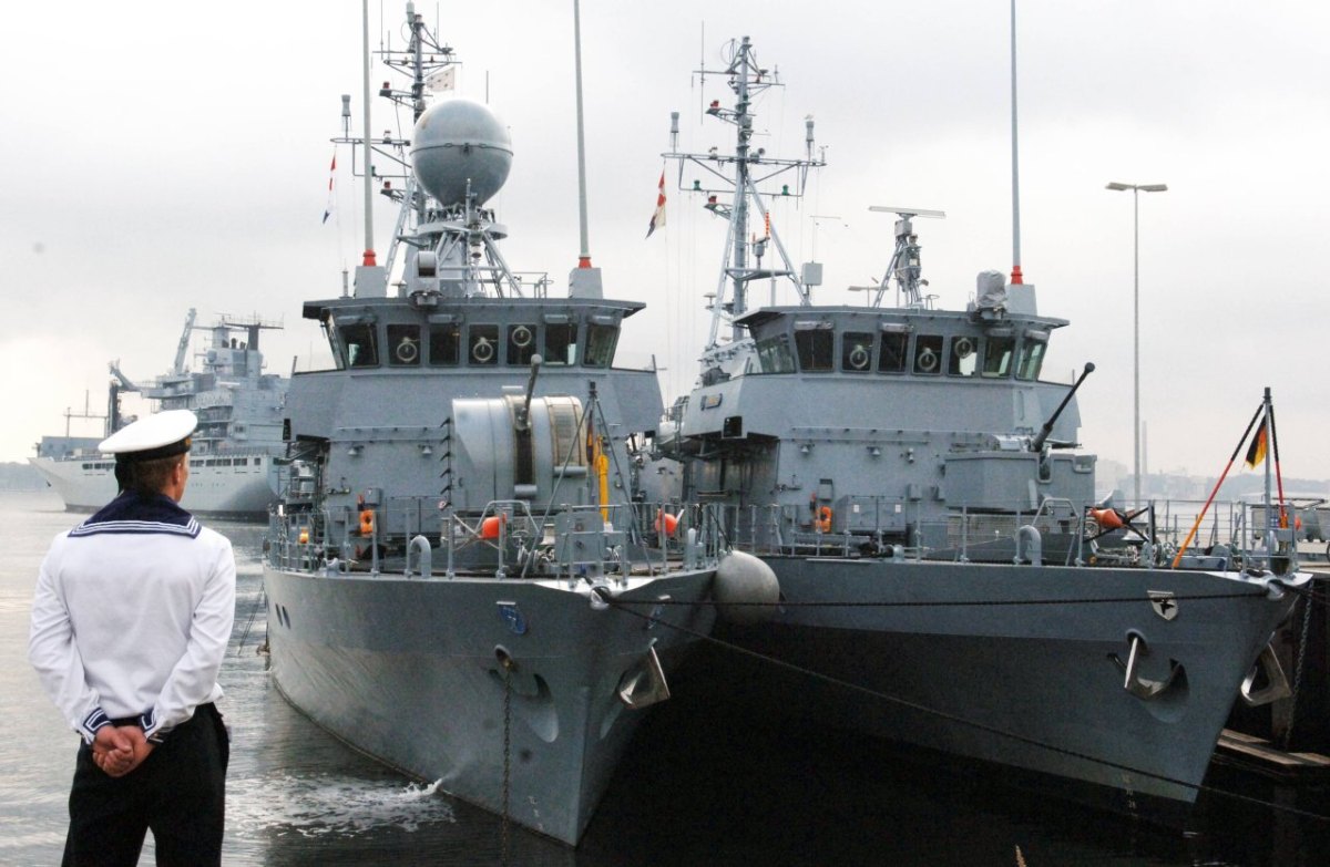 Kiel Minenjadgboot Homburg Nordsee Ostsee NATO US Navy Munitionsaltlasten Polen