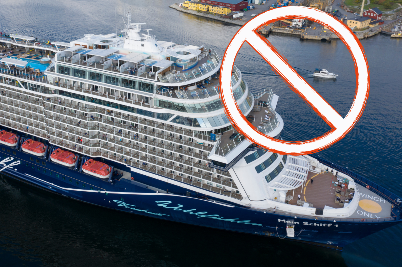 Einen beliebten Hafen konnte die „Mein Schiff 1“ dieses Mal nicht ansteuern (Symbolbild).