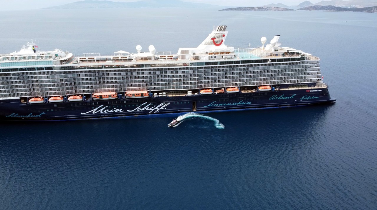 Die „Mein Schiff 5“ in der Türkei. 