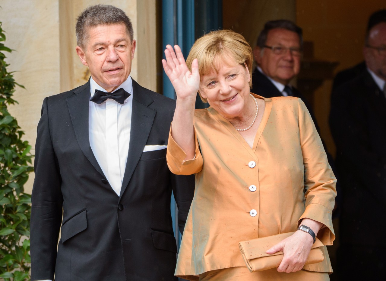 Angela Merkel und ihr zweiter Ehemann Joachim Sauer. 