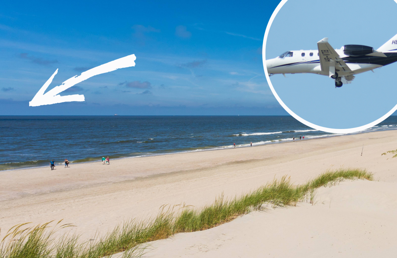 Vor Norderney ist ein Flugzeug über der Nordsee abgestürzt. Die Seenotretter sind im Einsatz. (Symbolbild)