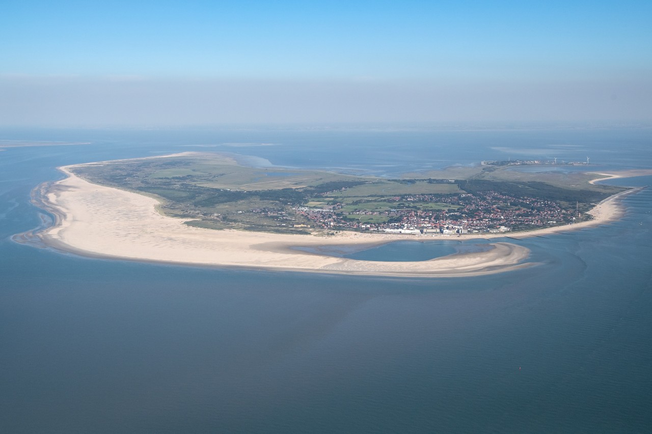 Die Nordsee-Insel Borkum aus der Luft. Hier hält man nicht viel von den neuen Erdgas-Plänen.