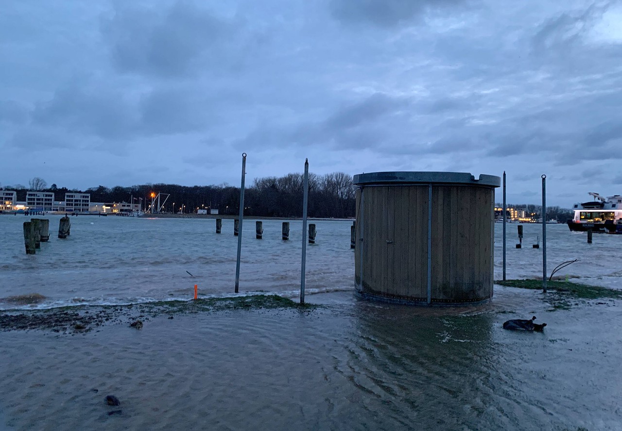 In Travemünde an der Ostsee ist Hochwasser keine Seltenheit mehr