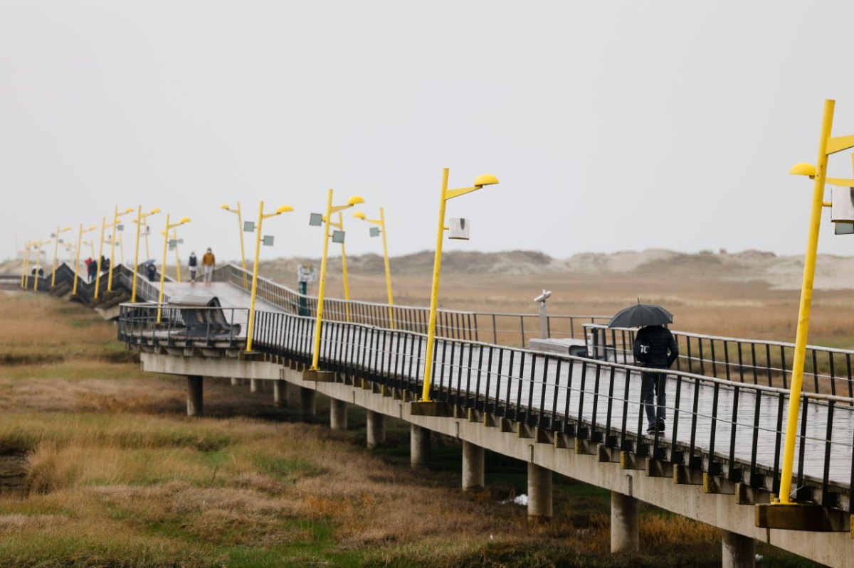 Sankt Peter-Ording Eugen Unwetter Überschwemmungen