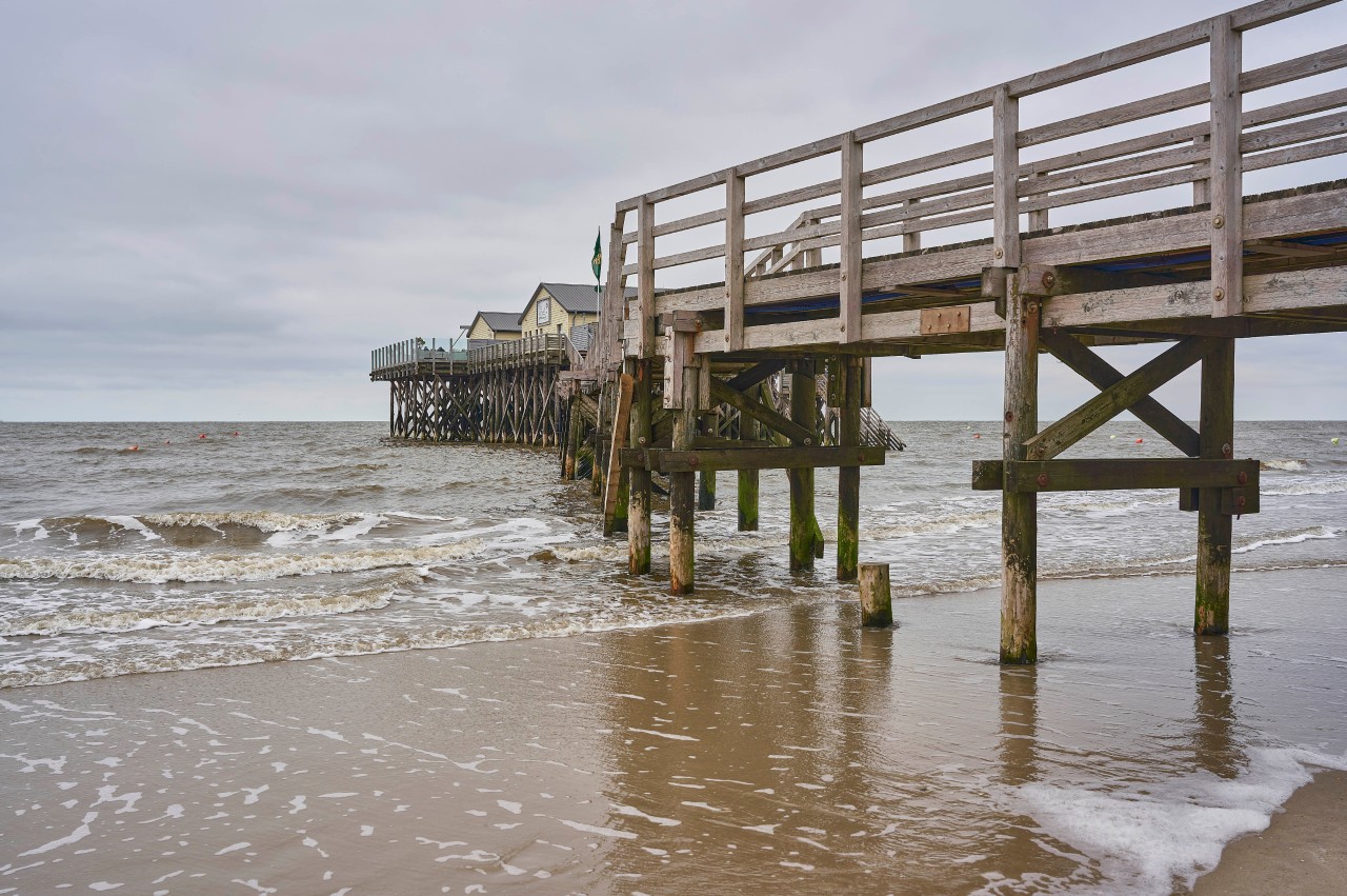 Die Nordsee in Sankt Peter-Ording (SPO).