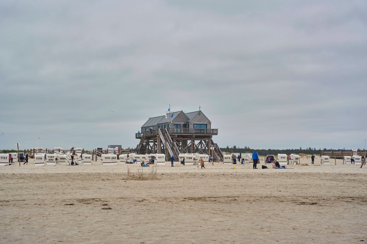 Da braute sich ganz schön was zusammen über Sankt Peter-Ording (Symbolbild).