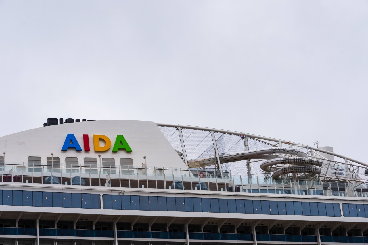 Auf dem riesigen Luxus-Dampfer „Aida Cosma“ gibt es viel zu bestaunen.