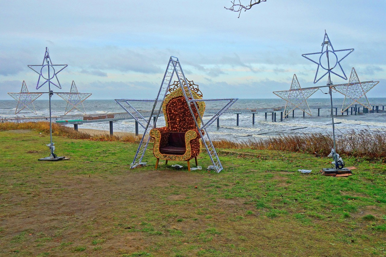 Usedom: Die Insel war weihnachtlich geschmückt – aber die Gäste fehlten 