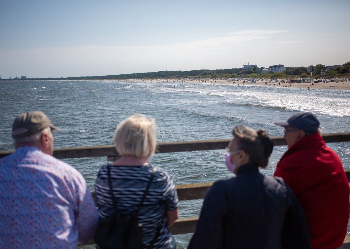 Usedom Ostsee Insel Tourismus Einheimische Corona Urlaub Oktober