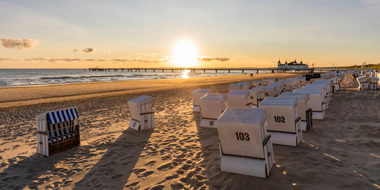 Der Strand von Usedom.