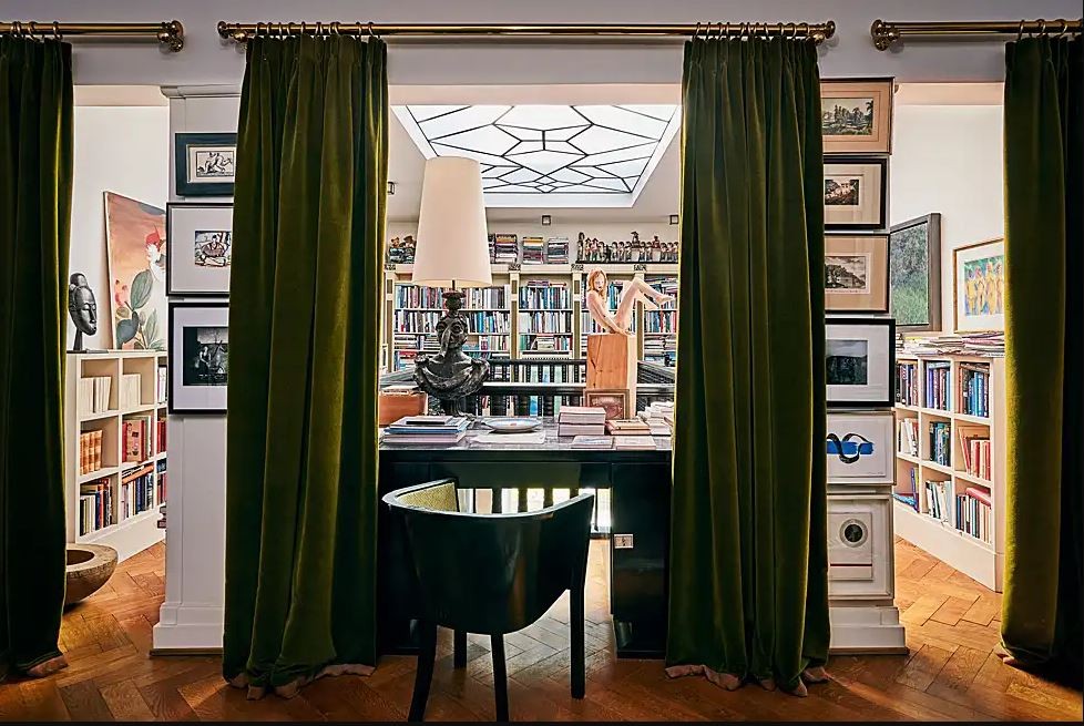 Einige Zimmer der Villa in Hamburg wurden von Karl Lagerfeld eingerichtet.