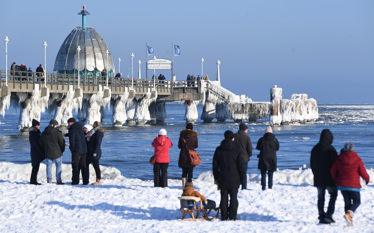 Winterstimmung in Zinnowitz an der Ostsee (Archivbild)