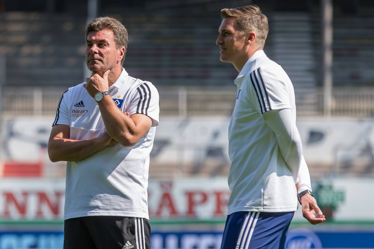 Der Cheftrainer und sein Co: Dieter Hecking (l.) mit Tobias Schweinsteiger.