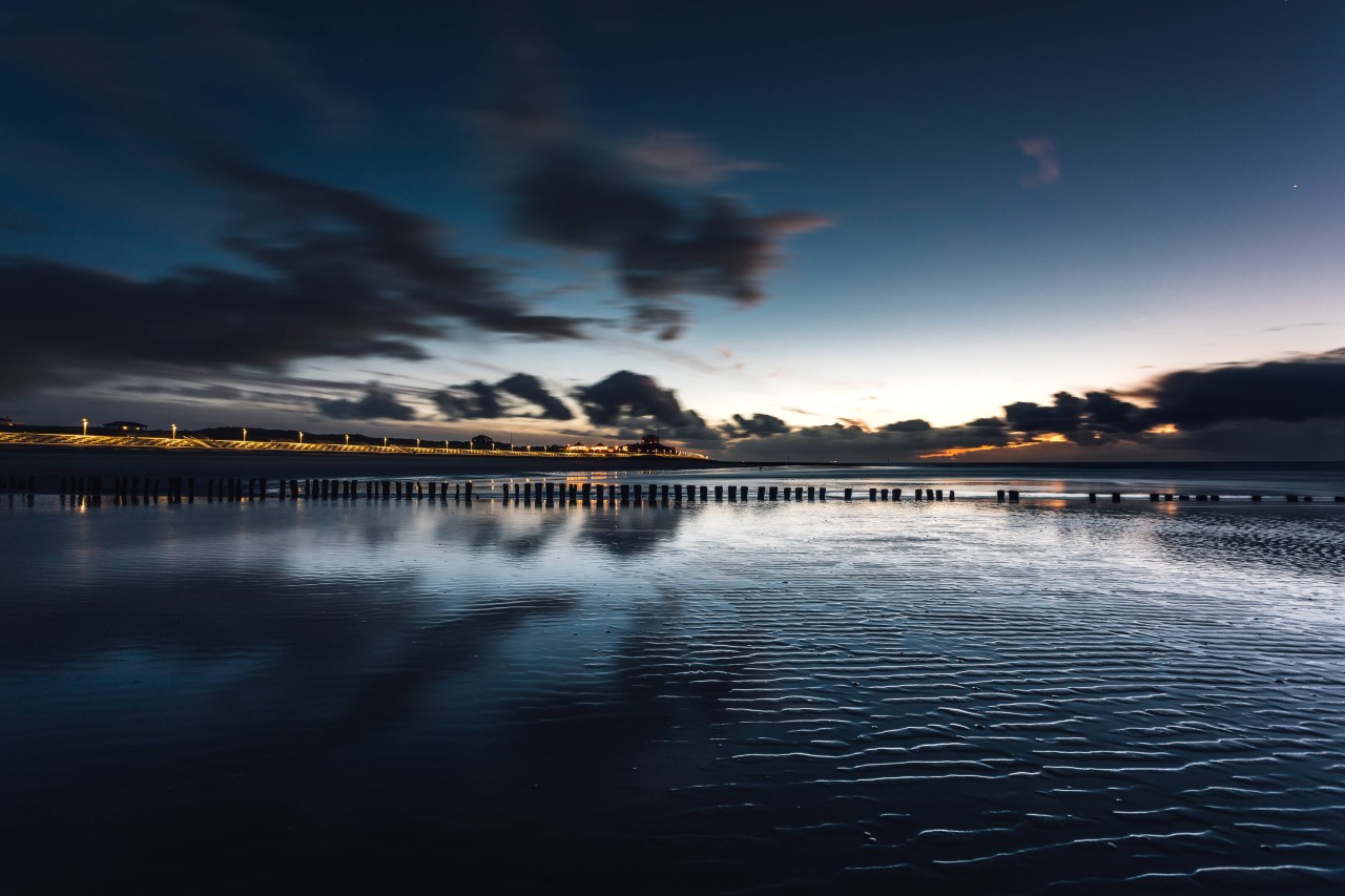 Der Strand von Norderney. 