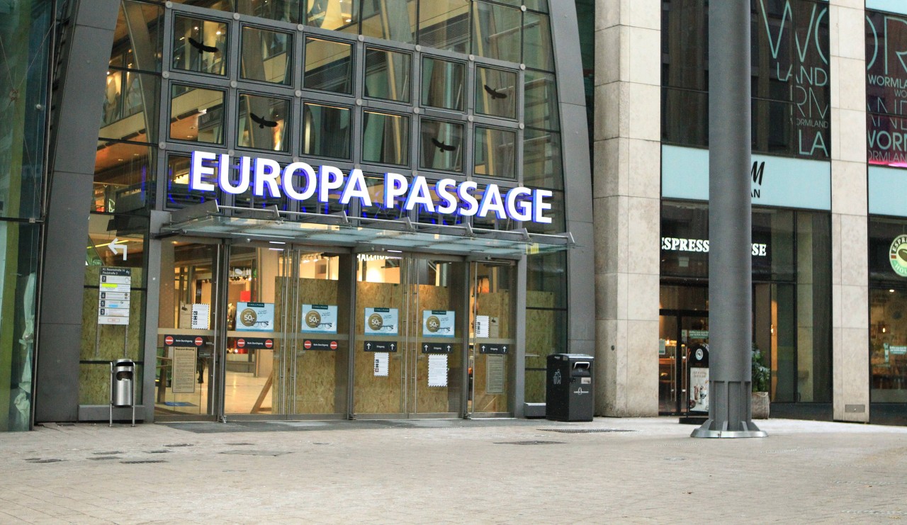 Die Auftaktveranstaltung der Polizei fand in der Europapassage in Hamburg statt. 