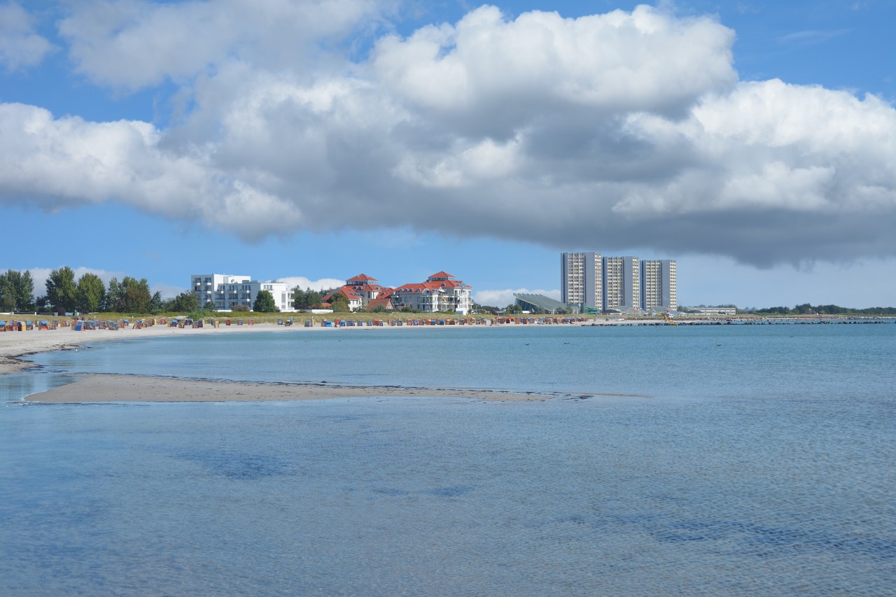 Fehmarn: Blick auf Burgtiefe.