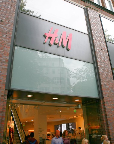 Bei H&M in Hamburg brach auf einmal Panik aus. 