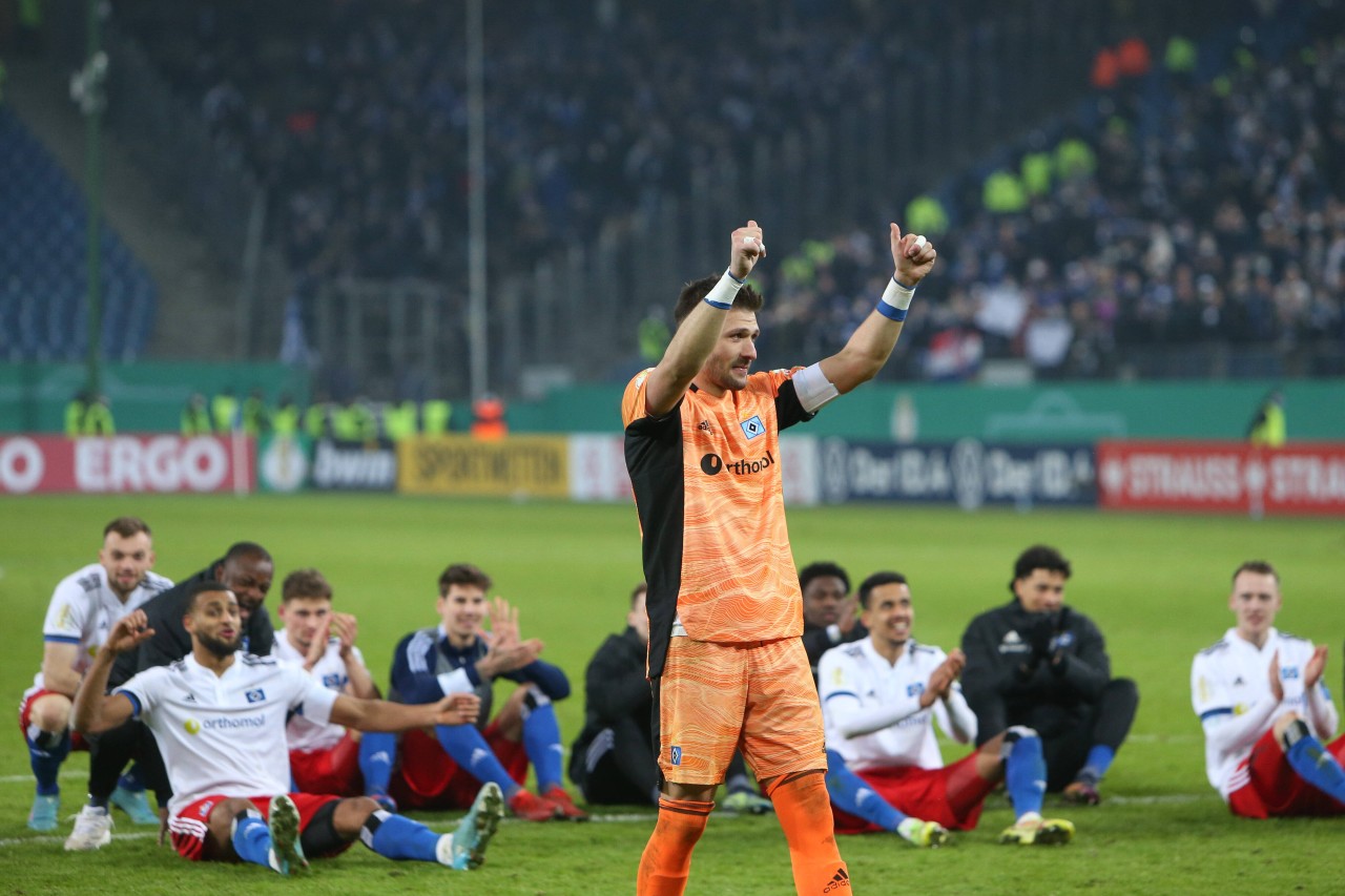 Der Hamburger SV will ins Pokalfinale einziehen.