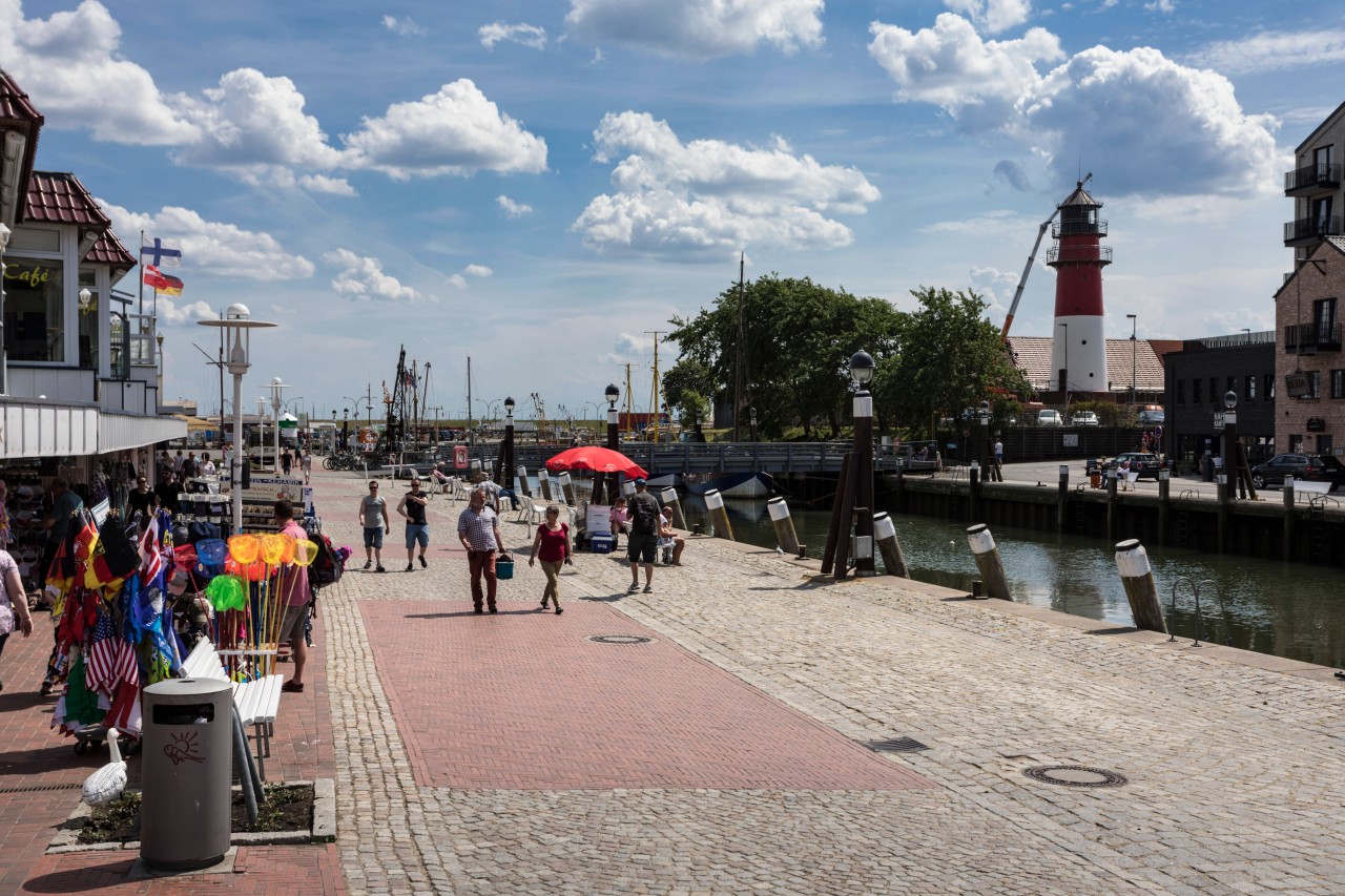 Büsum ist ein beliebter Touristenort an der Nordsee.