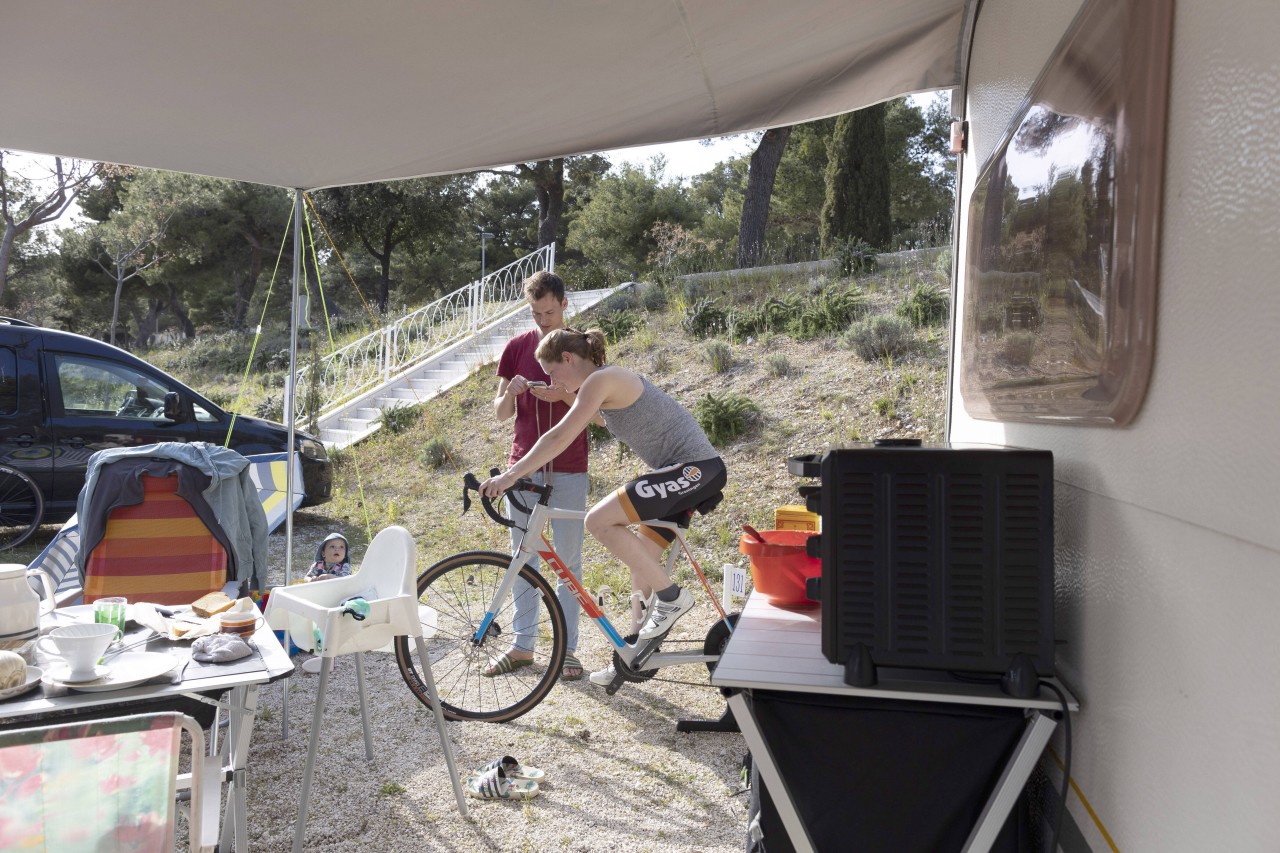 Fahrräder sind beliebte Camping-Begleiter und ebenso beliebte Ziele für Diebe. 