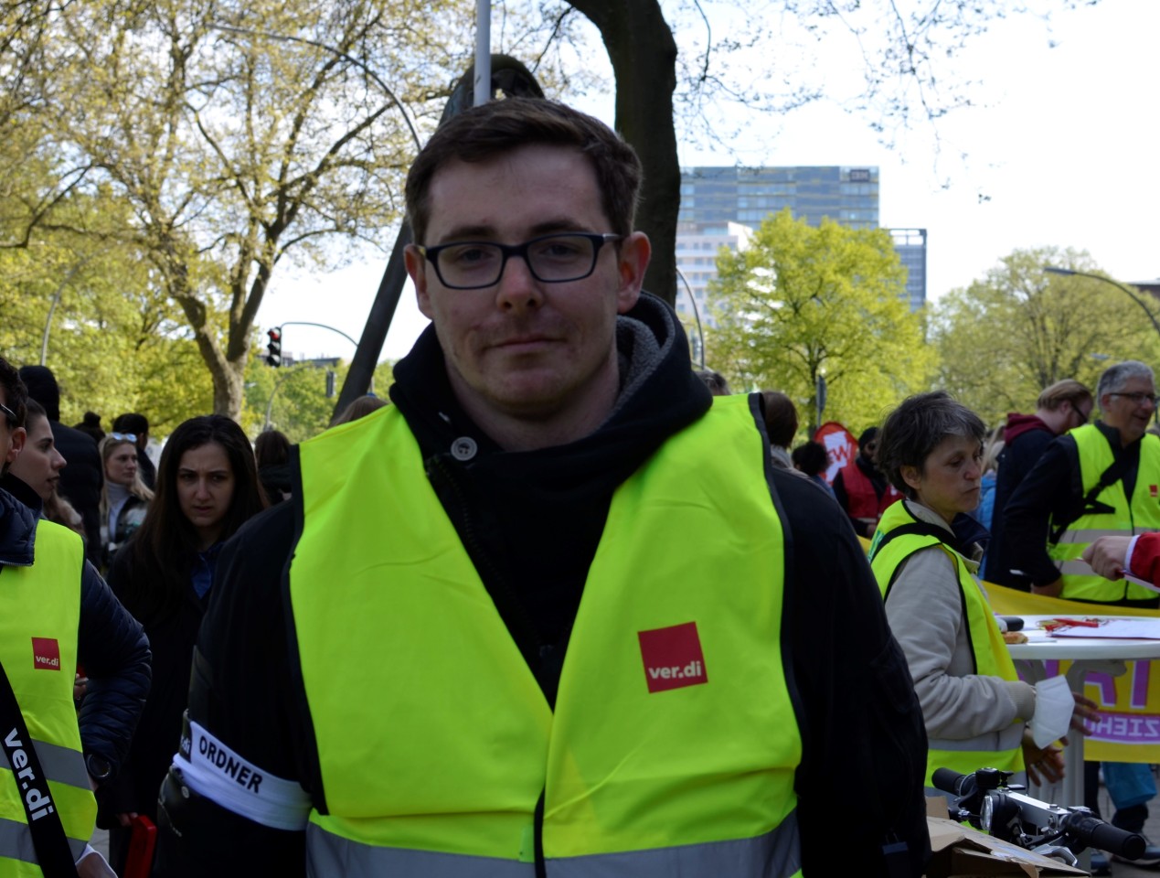 Markus Hald, Erzieher in der „Elbkinder“-Kita Hermannstal in Hamburg.