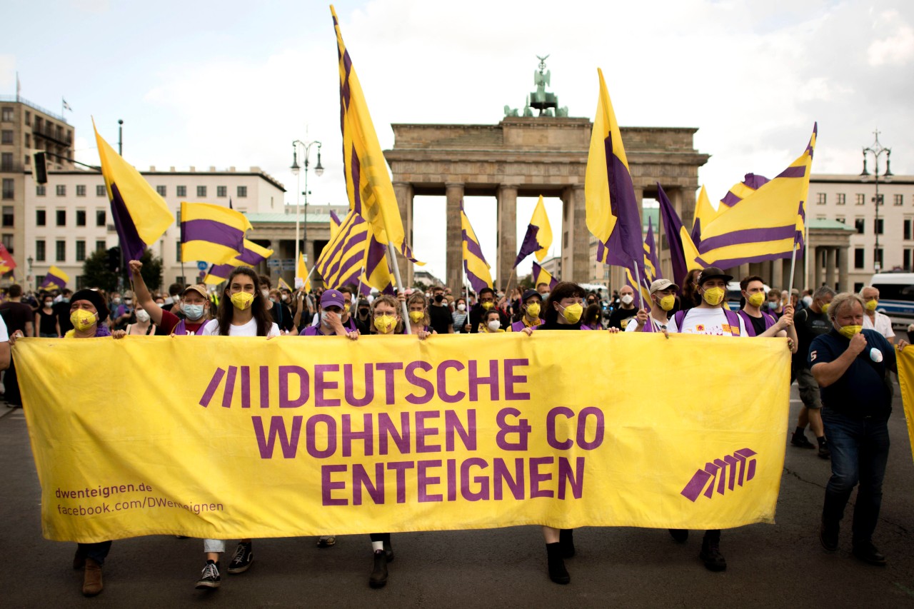 Hunderttausende Menschen in Berlin Unterstützen das Vorhaben von „Deutsche Wohnen und Co. enteignen!“.