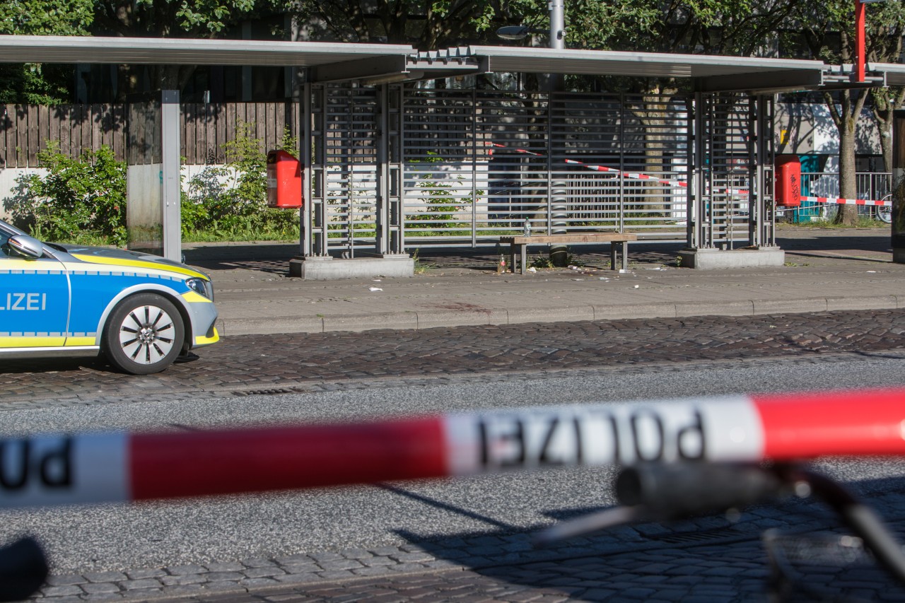 Blutige Szene im Stadtteil Billstedt in Hamburg.