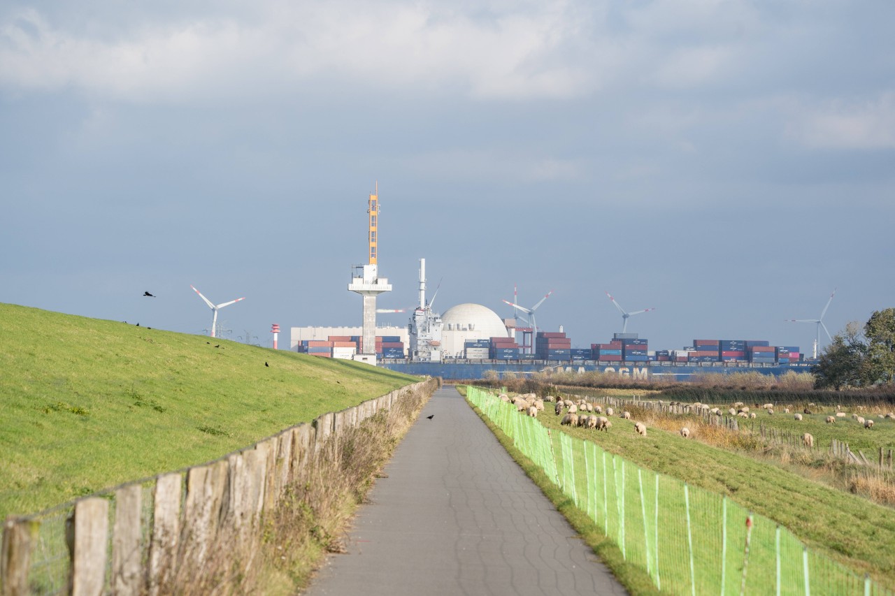Das Atomkraftwerk Brokdorf in Schleswig-Holstein.