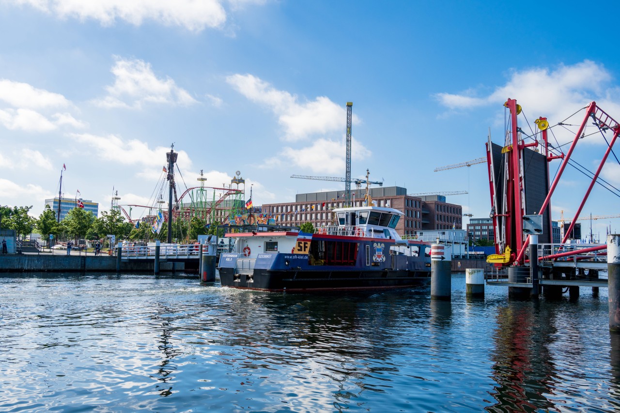 An der Ostsee ist ein Mann Zeuge einer ungewöhnlichen Szene in der Kieler Förde geworden.