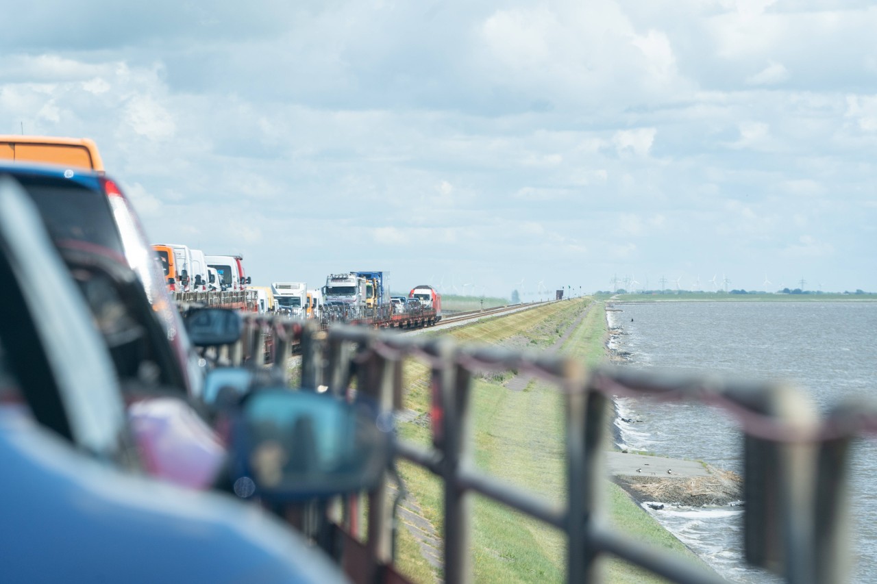 Mit dem Autozug vom Festland auf die Insel Sylt...