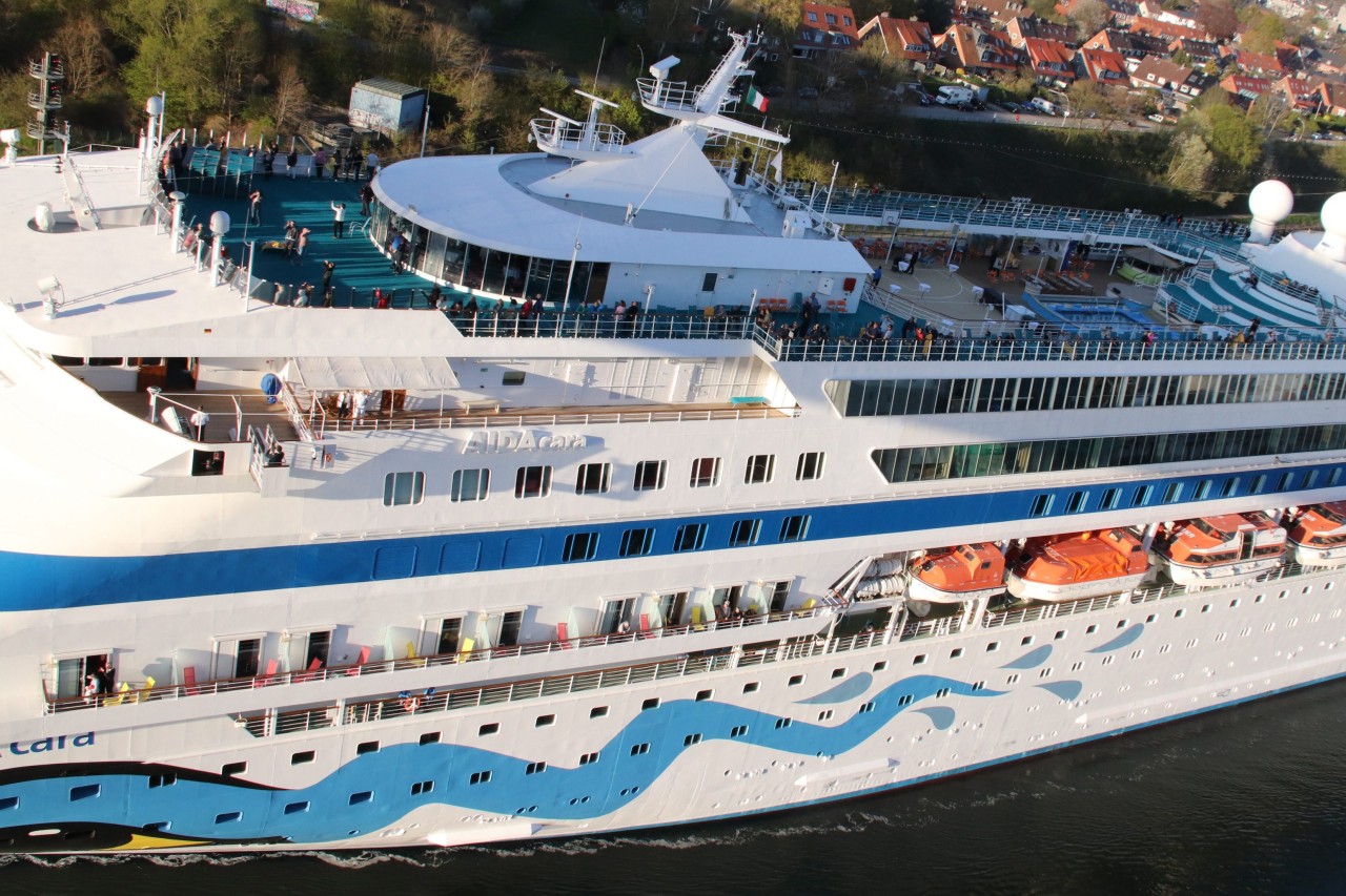 Kreuzfahrtschiff der Kussmund-Flotte. Die „Aida Cara“ . Kreuzfahrtschiff der Kussmund-Flotte. Die „Aida Cara“ .