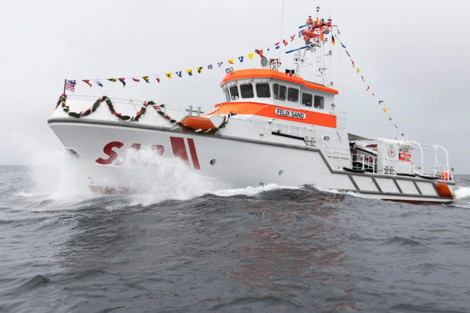 Unterwegs in der Ostsee: Seenotrettungskreuzer „Felix Sand“