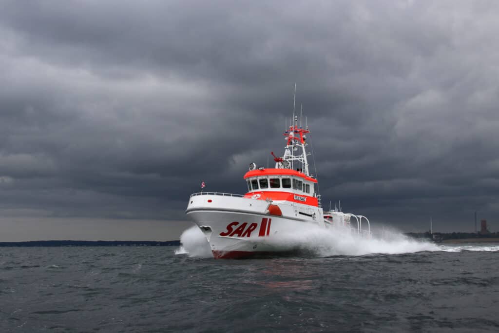 Unterwegs in der Ostsee: Seenotrettungskreuzer „Felix Sand“