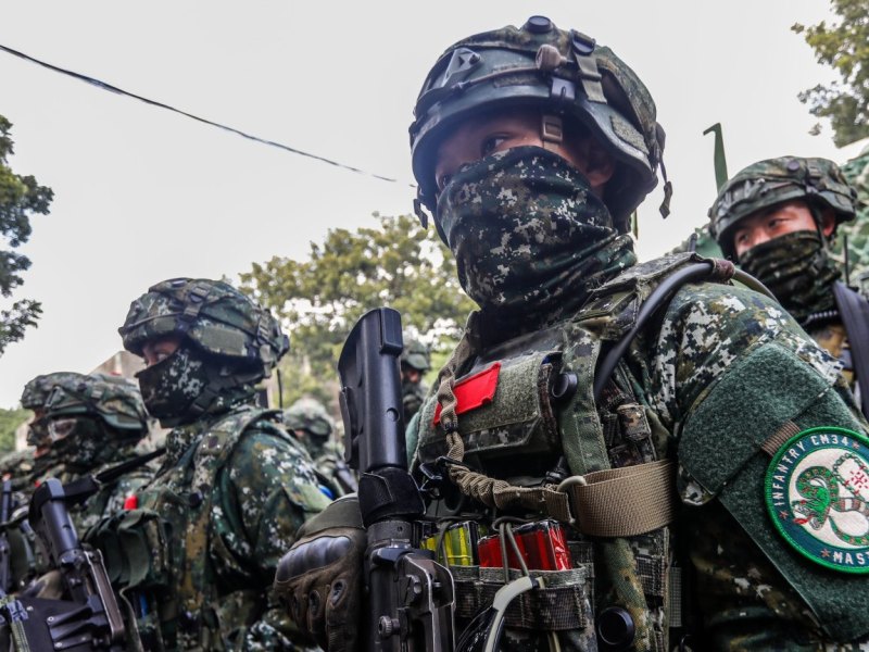 Taiwan China Soldat Armee Militär Grundrechte Angriff