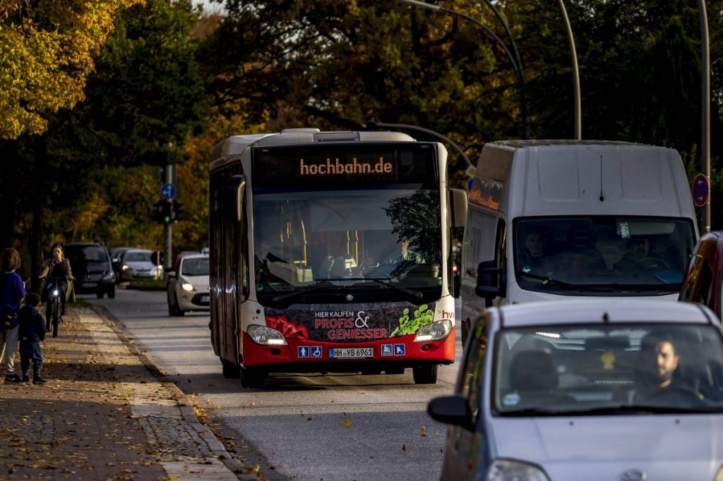 Ein Bus vom HVV