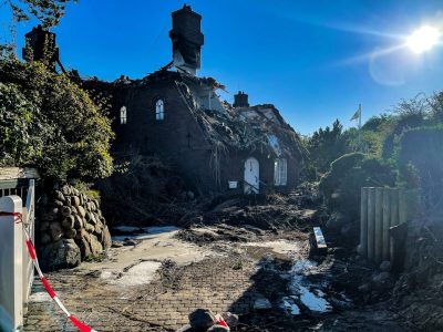 Das Haus auf Sylt wurde völlig zerstört