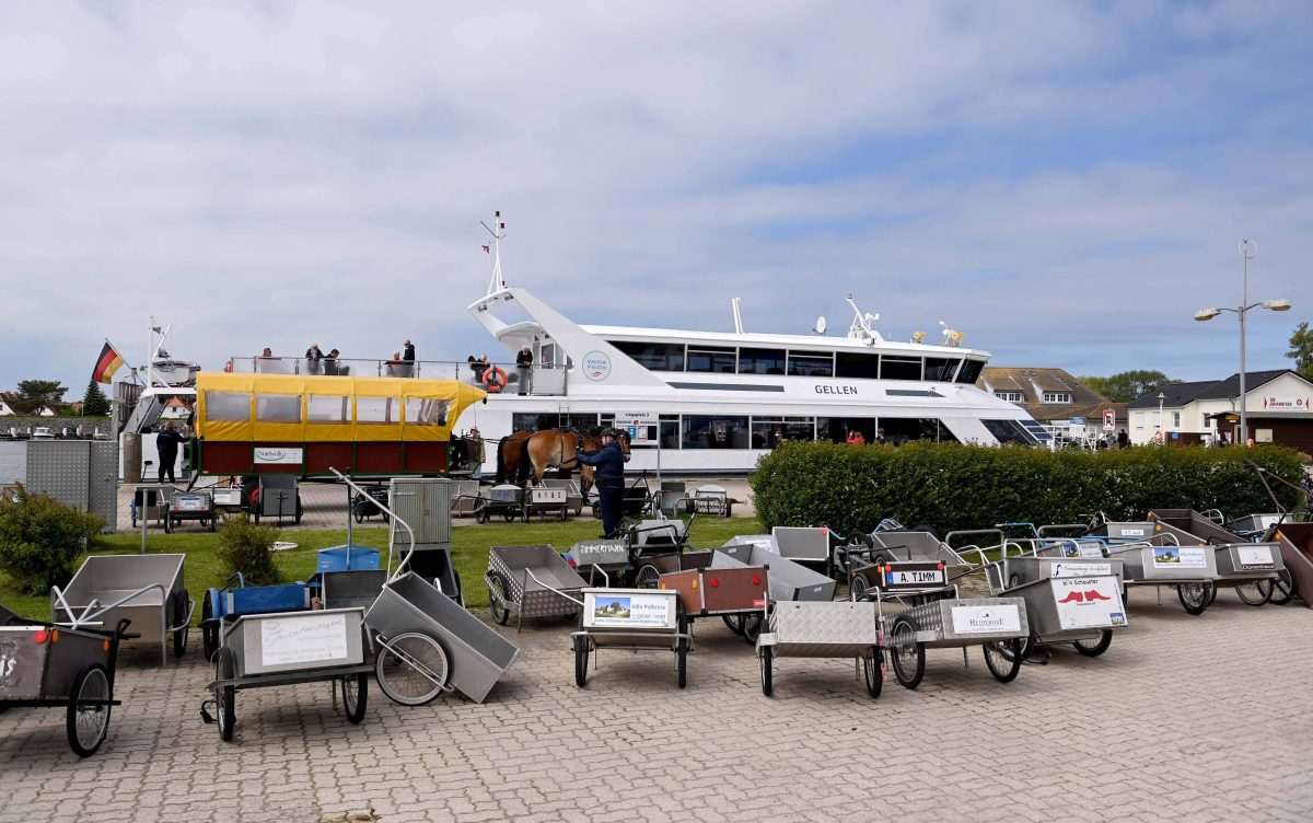 Ostsee-Insel Hiddensee: Hafen von Vitte